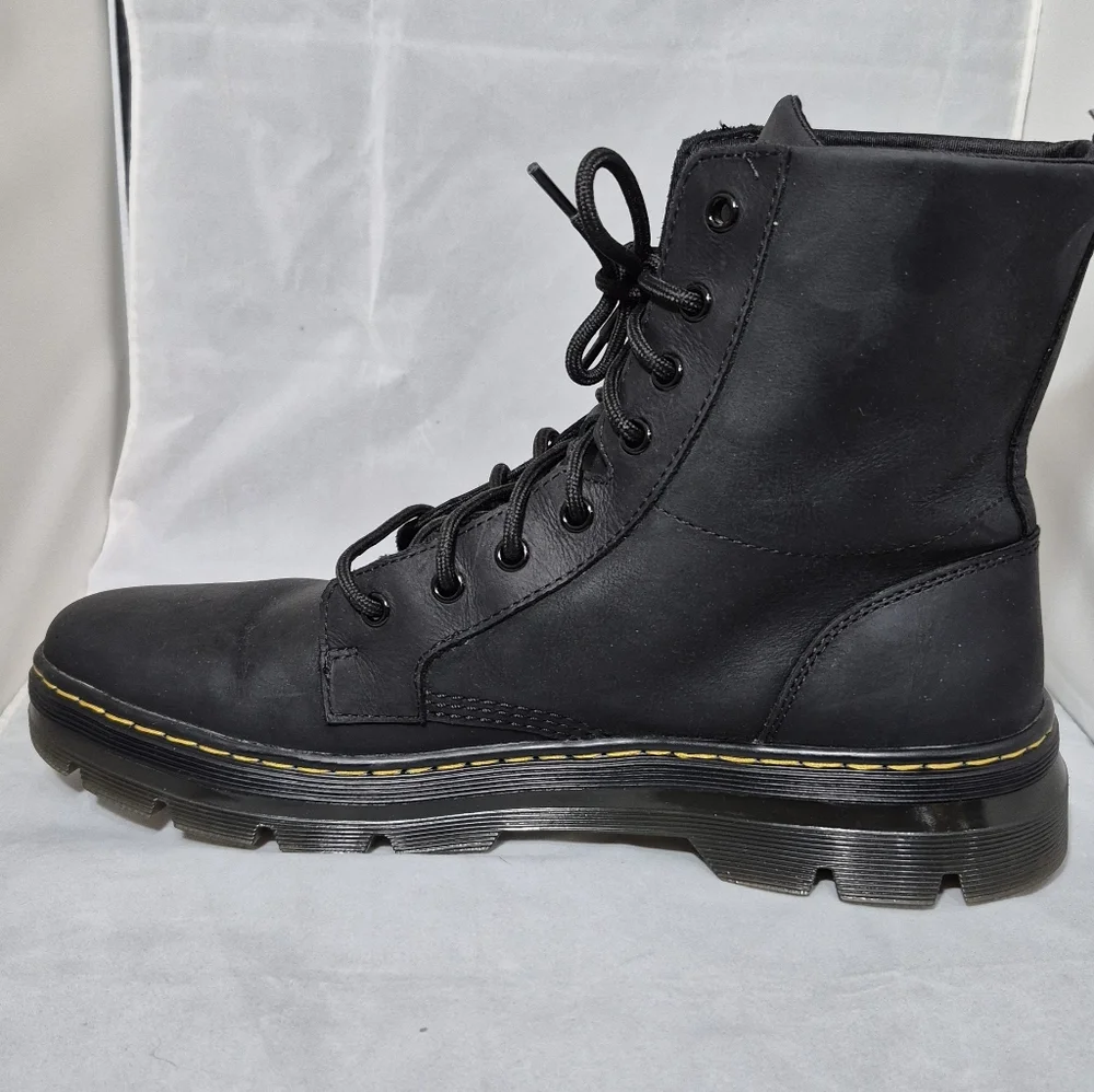 DR.MARTENS COMBS Leather Casual Boots 8 Eyelet Men's Size 13 - Picture 2 of 13